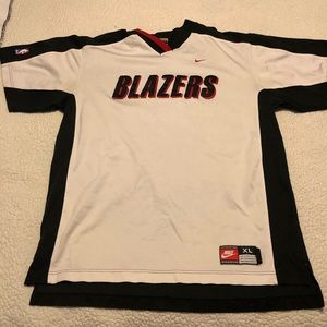 Vint. Nike Portland Trailblazers warmup jersey XL
